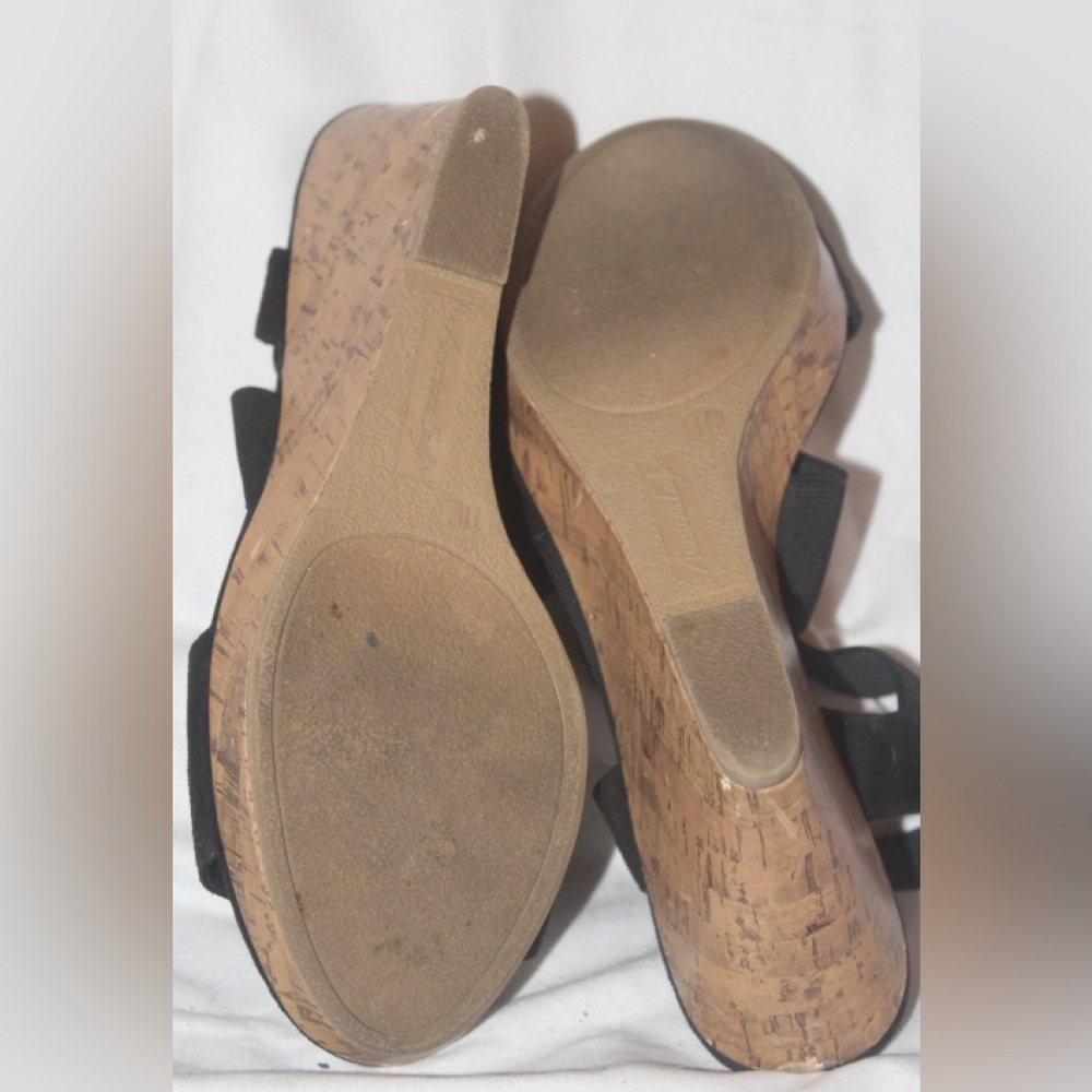 American Eagle Outfitters Black Strappy Sandals - Picture 5 of 7
